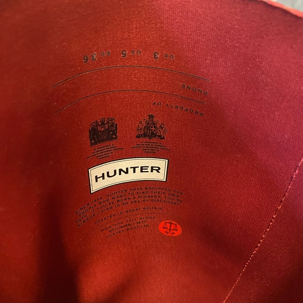 Red Hunter Rain Boots - Picture 6 of 7